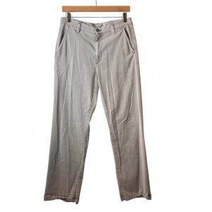 AG Caden Straight Leg Chino Trouser Pants Women’s 27 Gray Preppy Coastal Casual